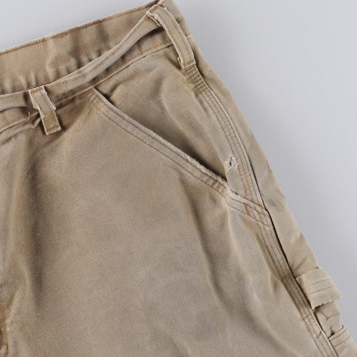 Vintage Carhartt Duck Painter Pants, Made in USA, Men's Size 36 (approx.) cotton Beige type Vintage Second Hand