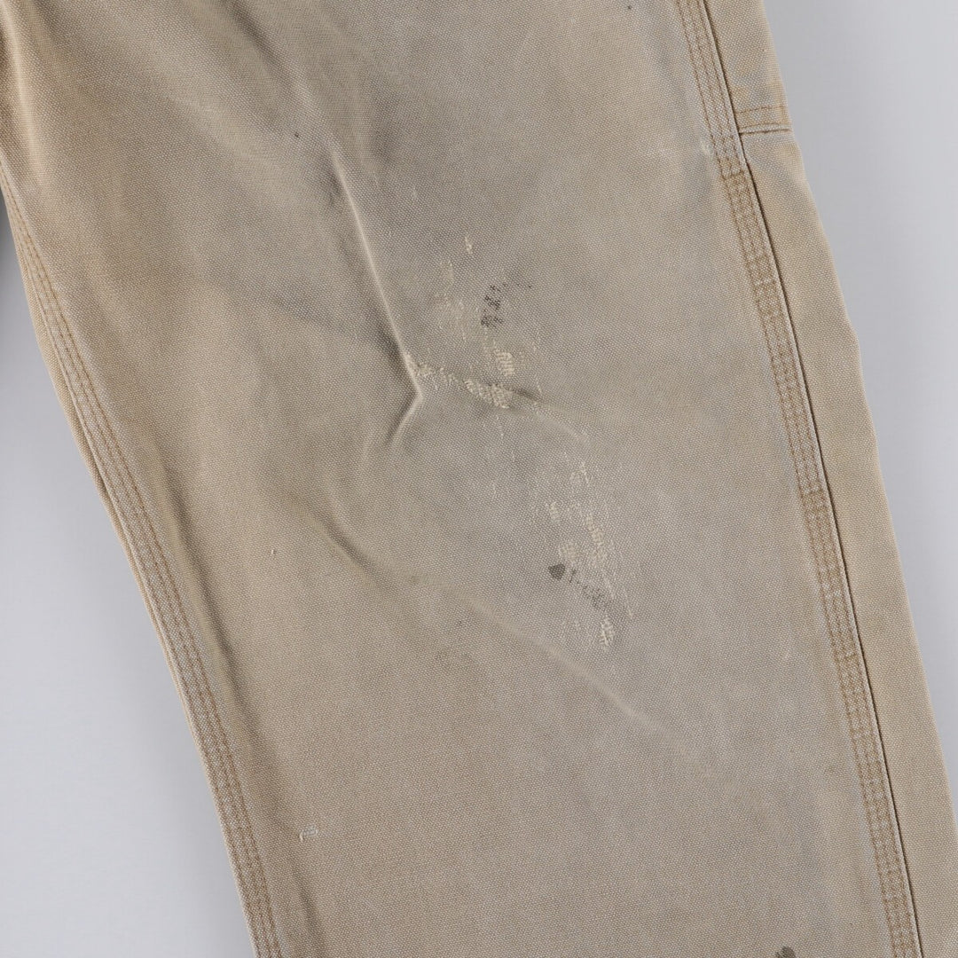 Vintage Carhartt Duck Painter Pants, Made in USA, Men's Size 36 (approx.) cotton Beige type Vintage Second Hand