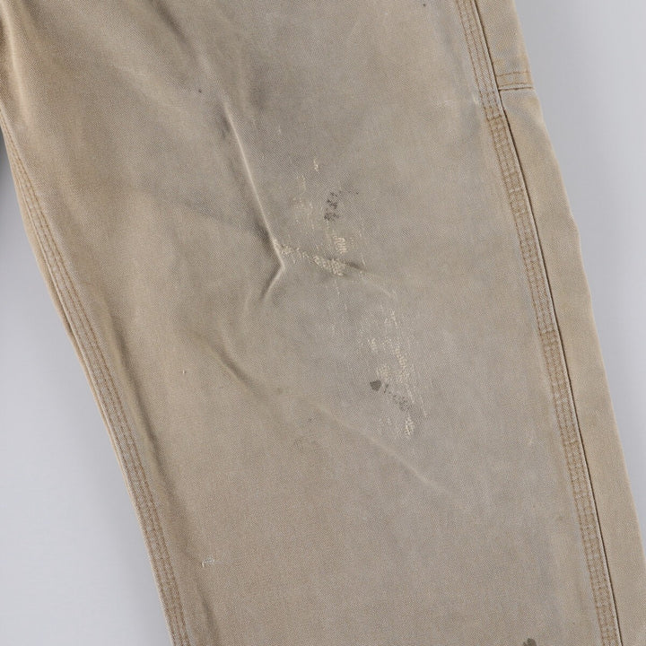 Vintage Carhartt Duck Painter Pants, Made in USA, Men's Size 36 (approx.) cotton Beige type Vintage Second Hand
