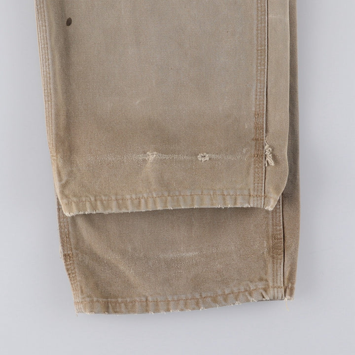 Vintage Carhartt Duck Painter Pants, Made in USA, Men's Size 36 (approx.) cotton Beige type Vintage Second Hand