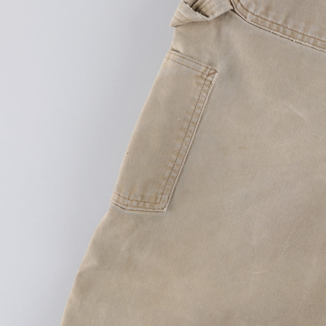Vintage Carhartt Duck Painter Pants, Made in USA, Men's Size 36 (approx.) cotton Beige type Vintage Second Hand