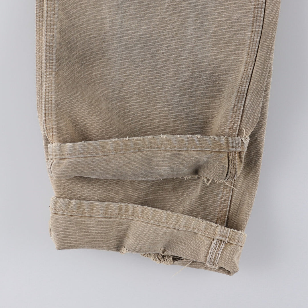 Vintage Carhartt Duck Painter Pants, Made in USA, Men's Size 36 (approx.) cotton Beige type Vintage Second Hand