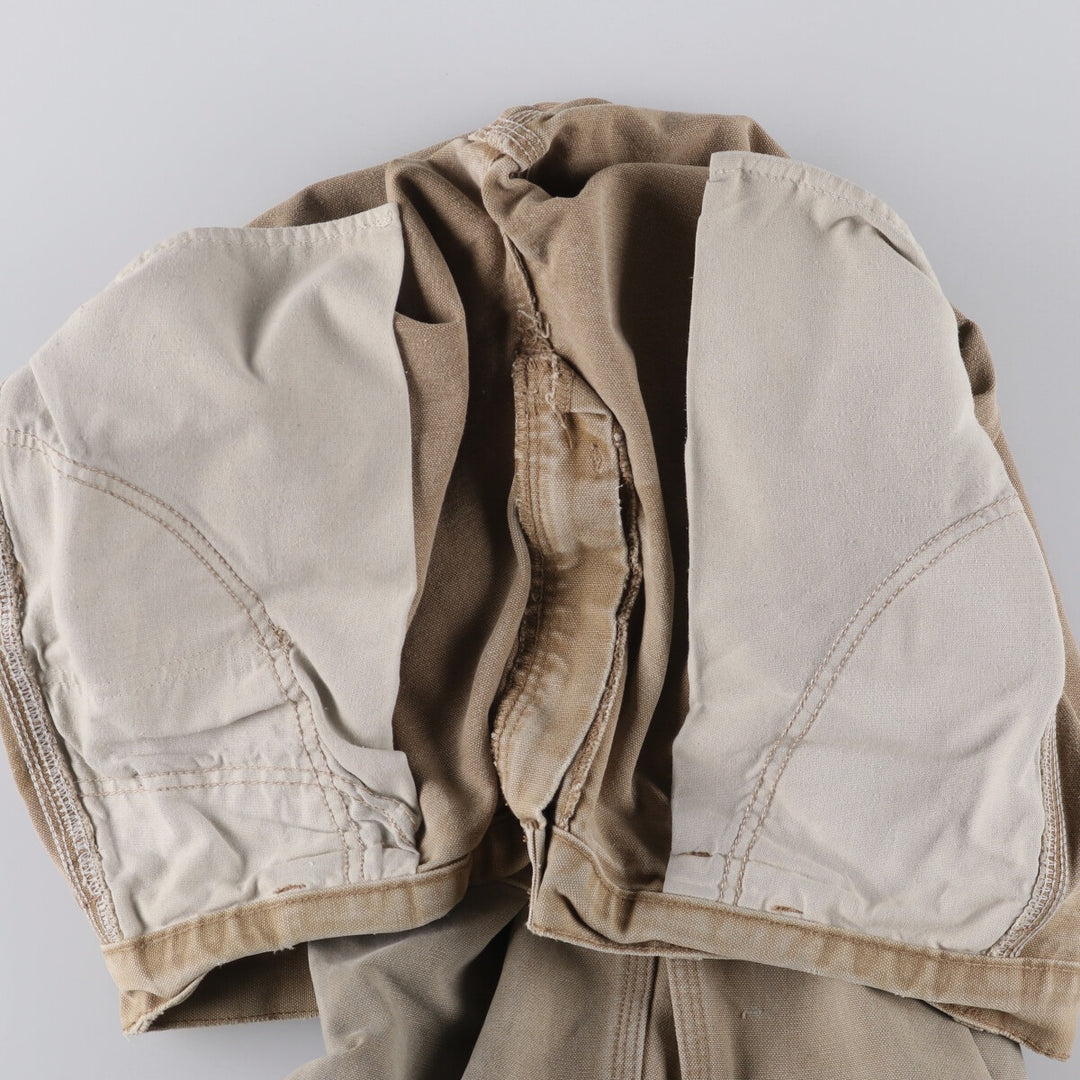 Vintage Carhartt Duck Painter Pants, Made in USA, Men's Size 36 (approx.) cotton Beige type Vintage Second Hand