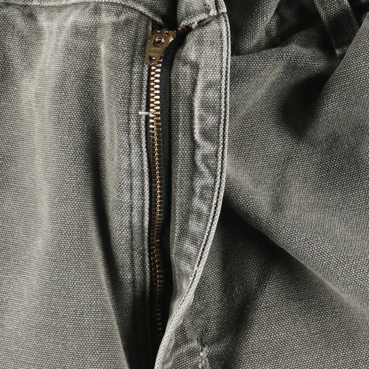 90'S Carhartt Duck Painter Pants, Made in USA, Men's, Size W35 cotton Khaki type Vintage Second Hand