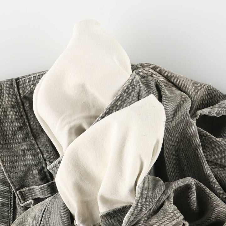 90'S Carhartt Duck Painter Pants, Made in USA, Men's, Size W35 cotton Khaki type Vintage Second Hand