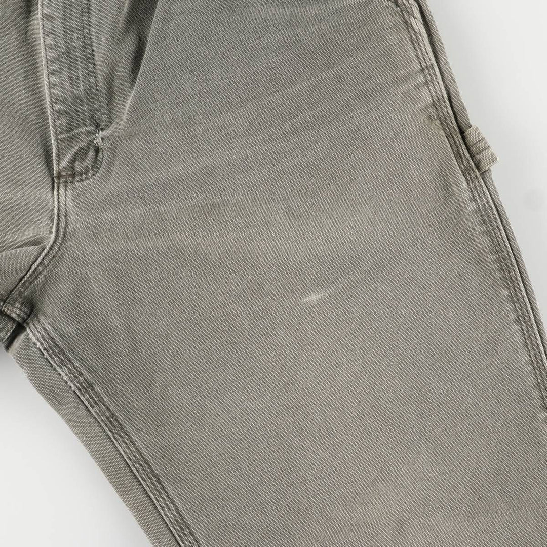 90'S Carhartt Duck Painter Pants, Made in USA, Men's, Size W35 cotton Khaki type Vintage Second Hand