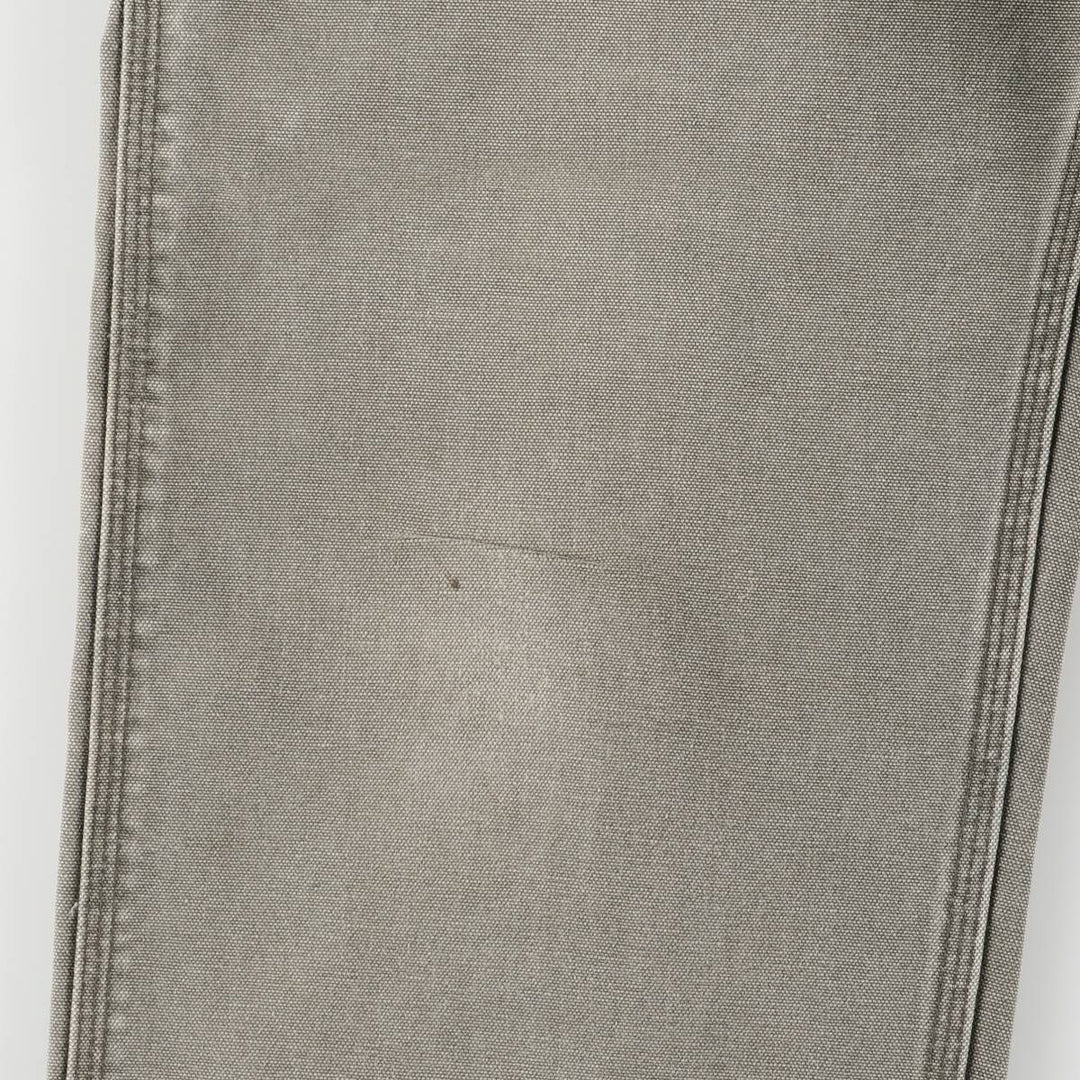 90'S Carhartt Duck Painter Pants, Made in USA, Men's, Size W35 cotton Khaki type Vintage Second Hand