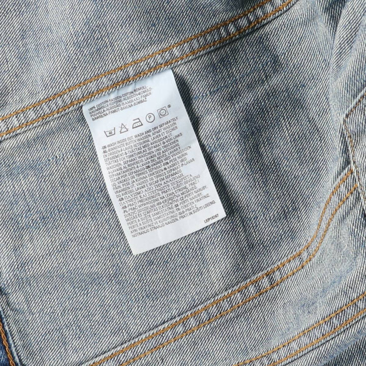 2000'S Levi's 70500-0471 Euro Model Denim Jacket, Men's Size L cotton blue type Vintage Second Hand