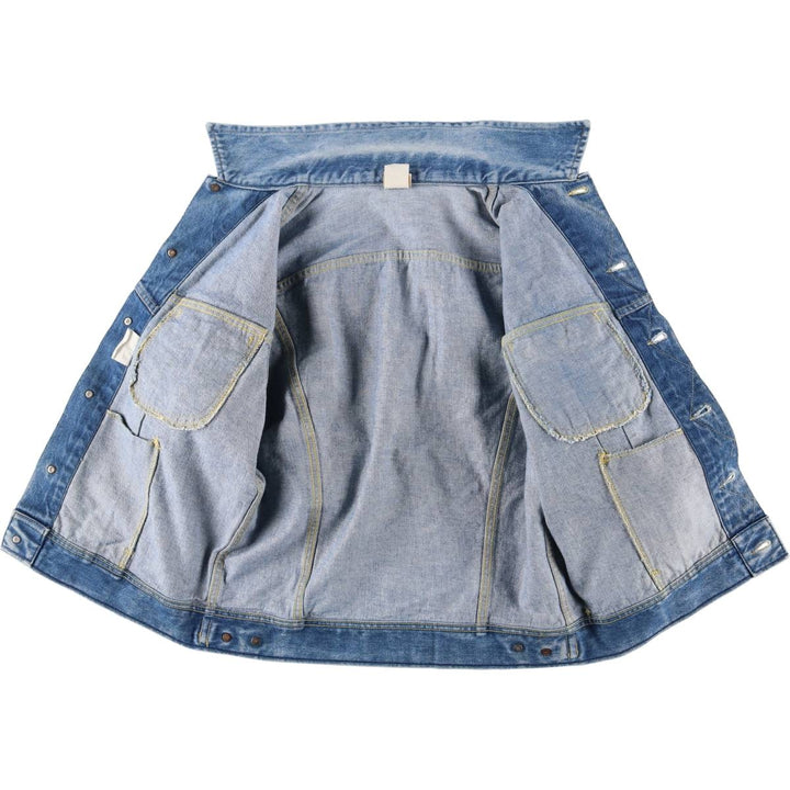 Vintage 1980'S Lee Riders denim jacket, size M, men's size M unclear blue type Vintage Second Hand