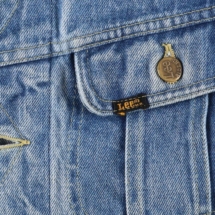 Vintage 1980'S Lee Riders denim jacket, size M, men's size M unclear blue type Vintage Second Hand
