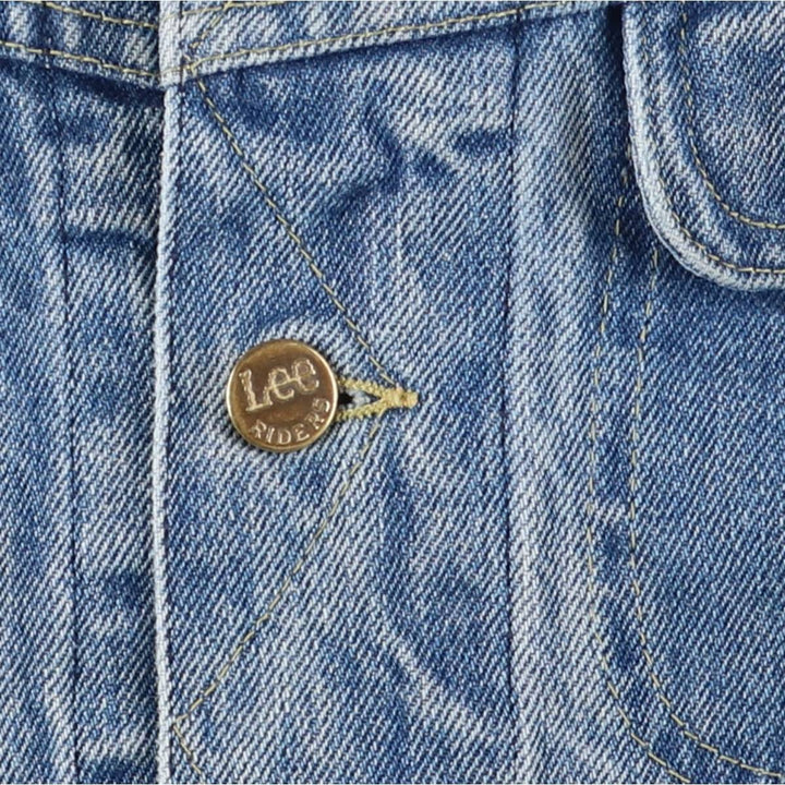Vintage 1980'S Lee Riders denim jacket, size M, men's size M unclear blue type Vintage Second Hand