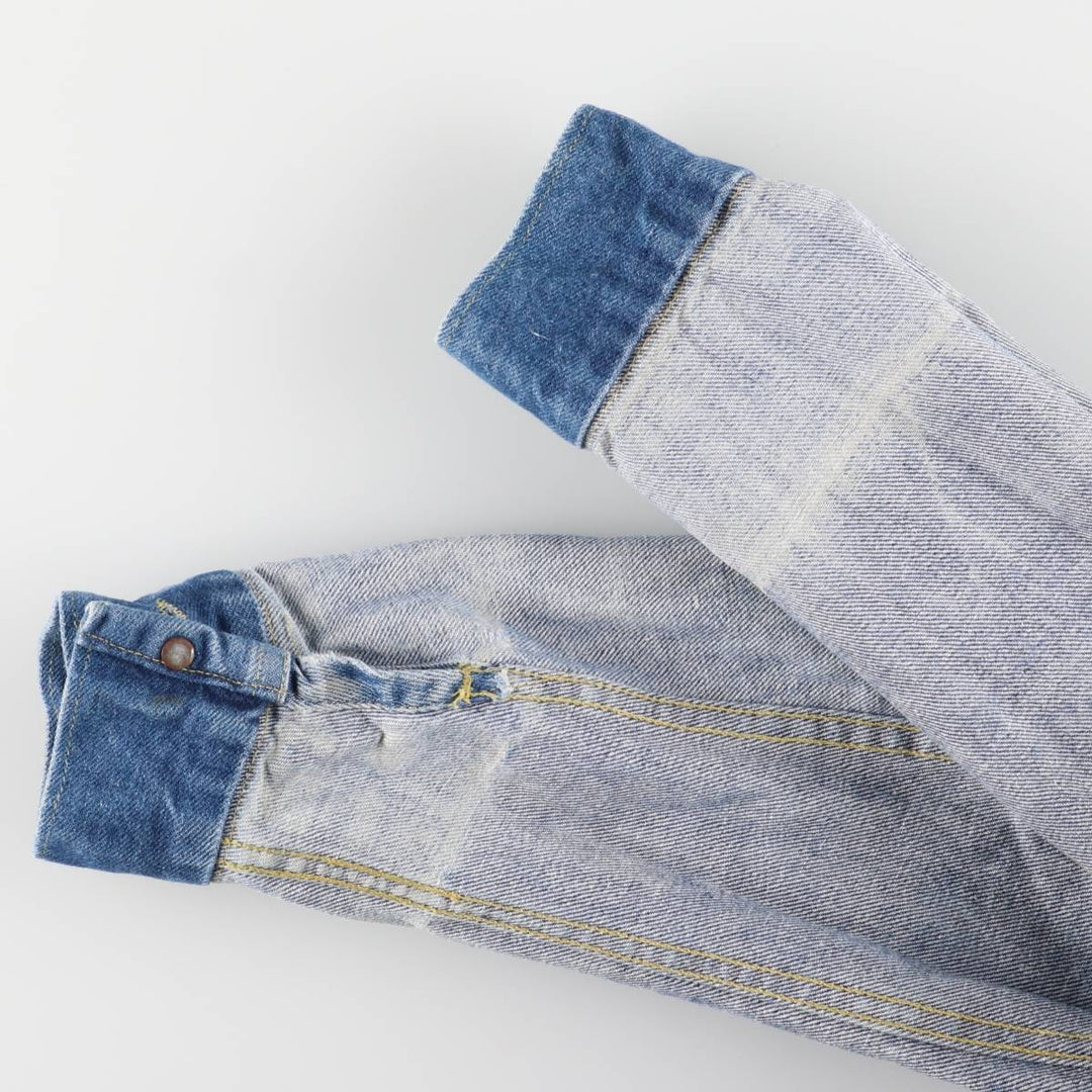 Vintage 1980'S Lee Riders denim jacket, size M, men's size M unclear blue type Vintage Second Hand