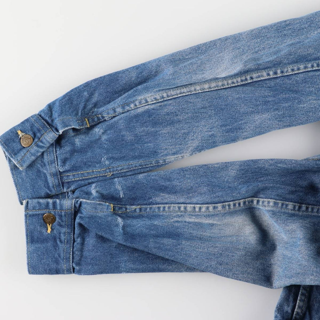 Vintage 1980'S Lee Riders denim jacket, size M, men's size M unclear blue type Vintage Second Hand