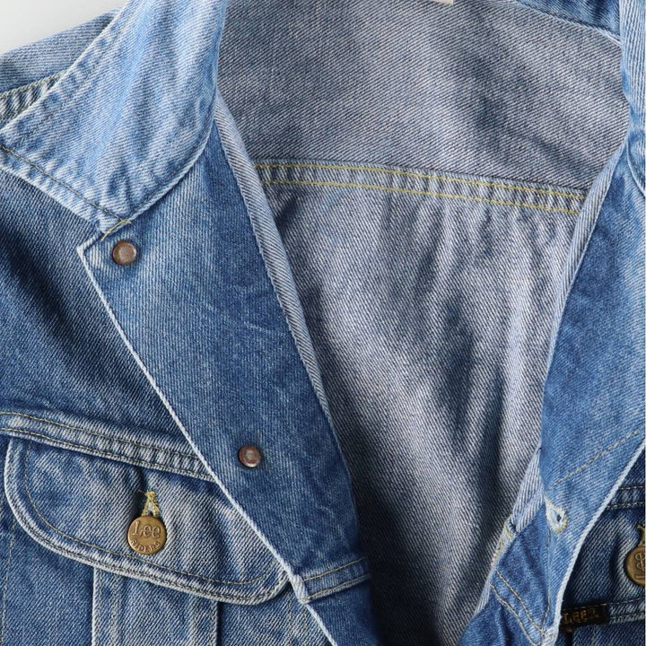 Vintage 1980'S Lee Riders denim jacket, size M, men's size M unclear blue type Vintage Second Hand