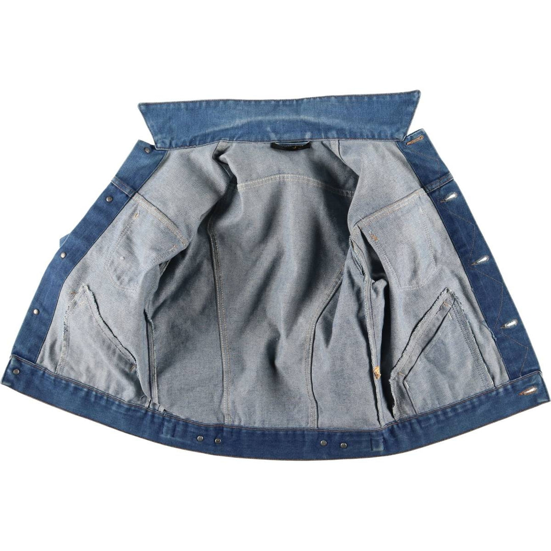 Vintage 80s-90'S Wrangler denim jacket, denim jacket, men's size S cotton blue type Vintage Second Hand