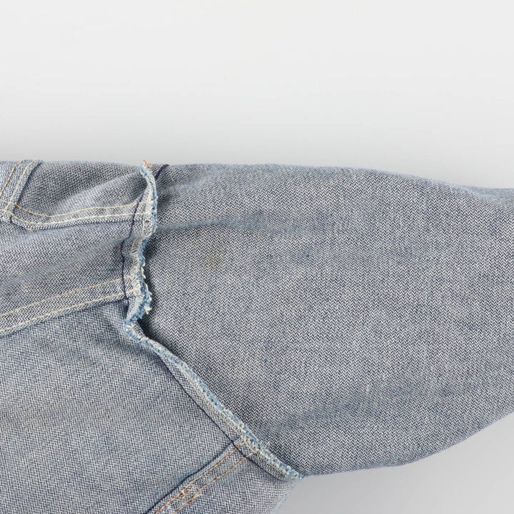 Vintage 80s-90'S Wrangler denim jacket, denim jacket, men's size S cotton blue type Vintage Second Hand