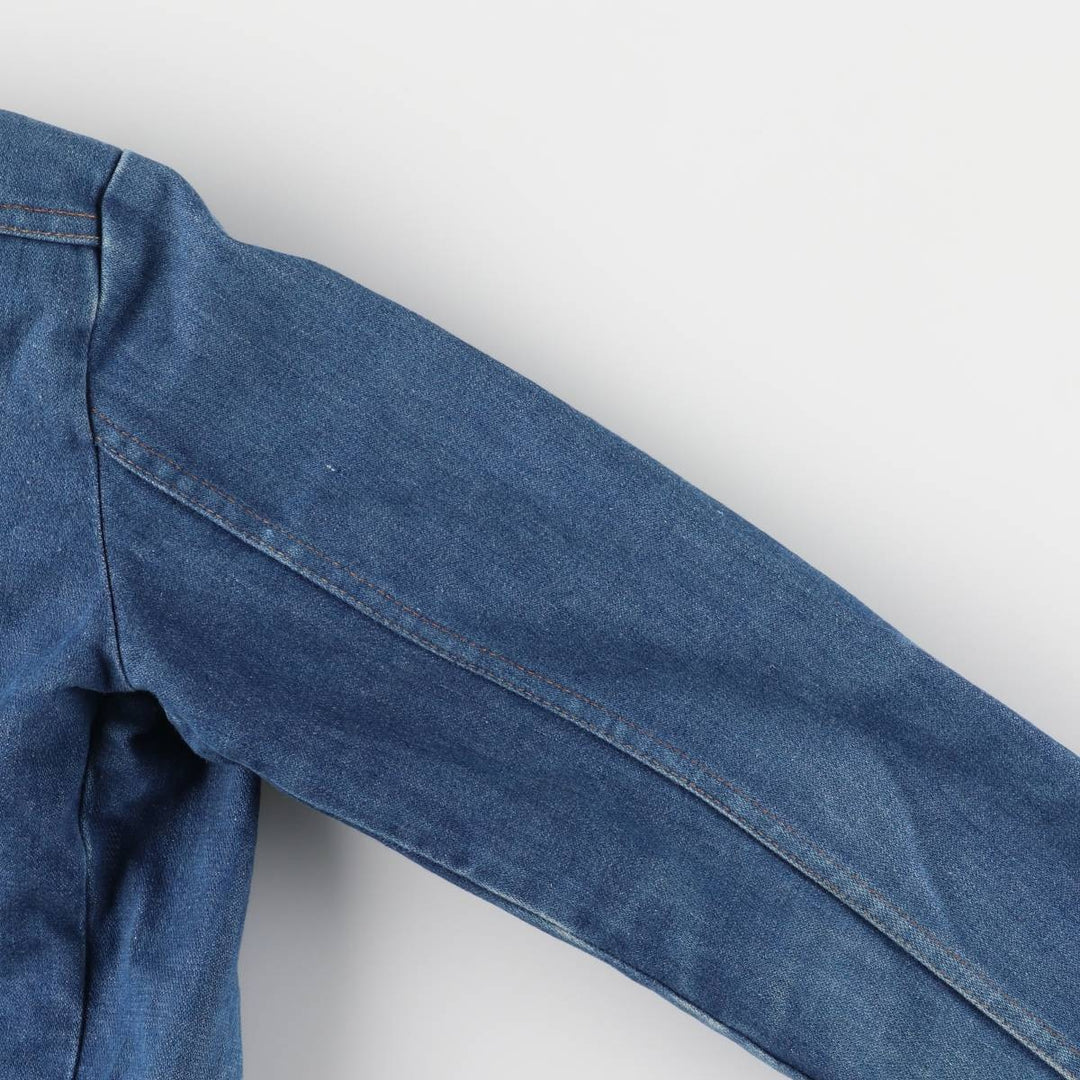 Vintage 80s-90'S Wrangler denim jacket, denim jacket, men's size S cotton blue type Vintage Second Hand