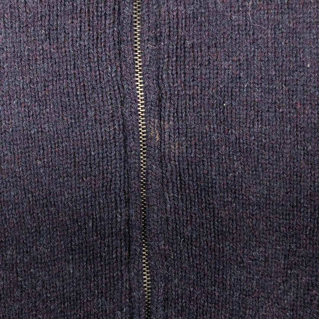 Burberry's Thomas Burberry Driver's Knit Sweater, Men's Size M wool navy blue type Vintage Second Hand