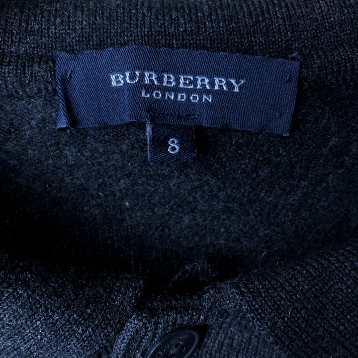 Burberry's London polo knit sweater, size M unclear black type Vintage Second Hand