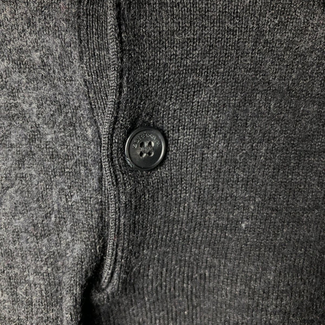 Burberry's London polo knit sweater, size M unclear black type Vintage Second Hand