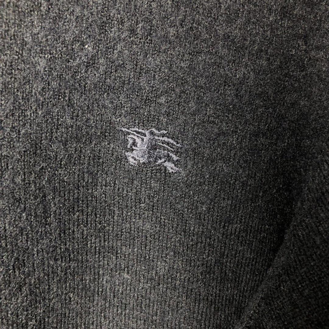 Burberry's London polo knit sweater, size M unclear black type Vintage Second Hand