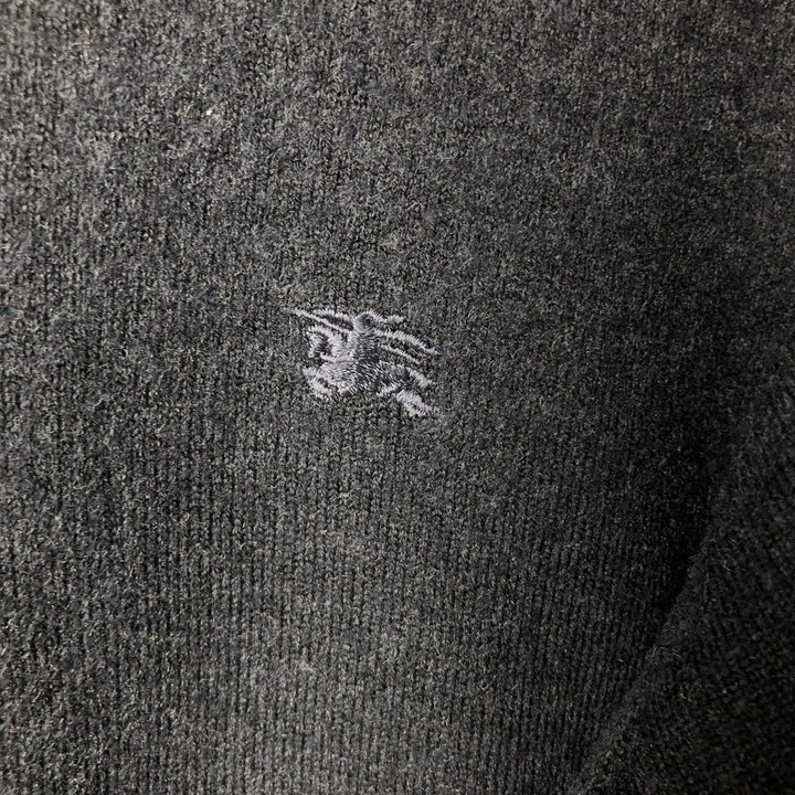 Burberry's London polo knit sweater, size M unclear black type Vintage Second Hand