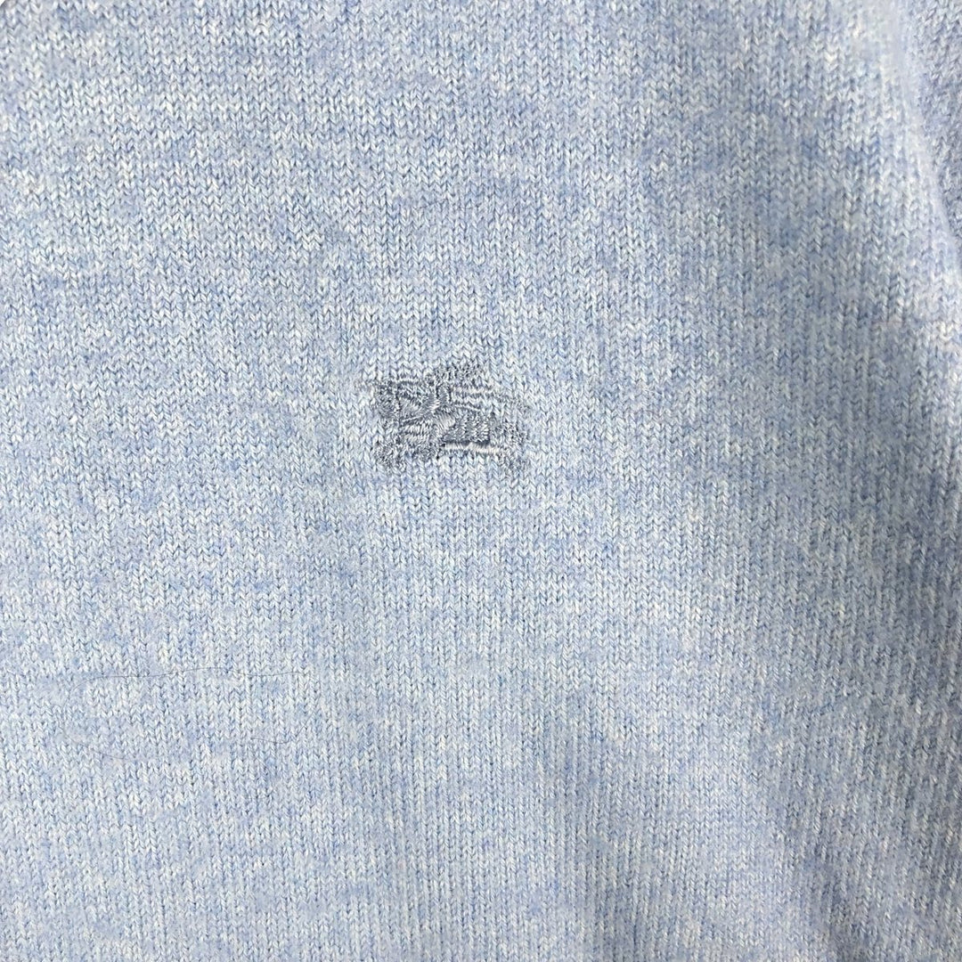 Burberry's BURBERRYS OF LONDON merino wool knit sweater, men's size L Merino wool Blue type light blue Vintage Second Hand