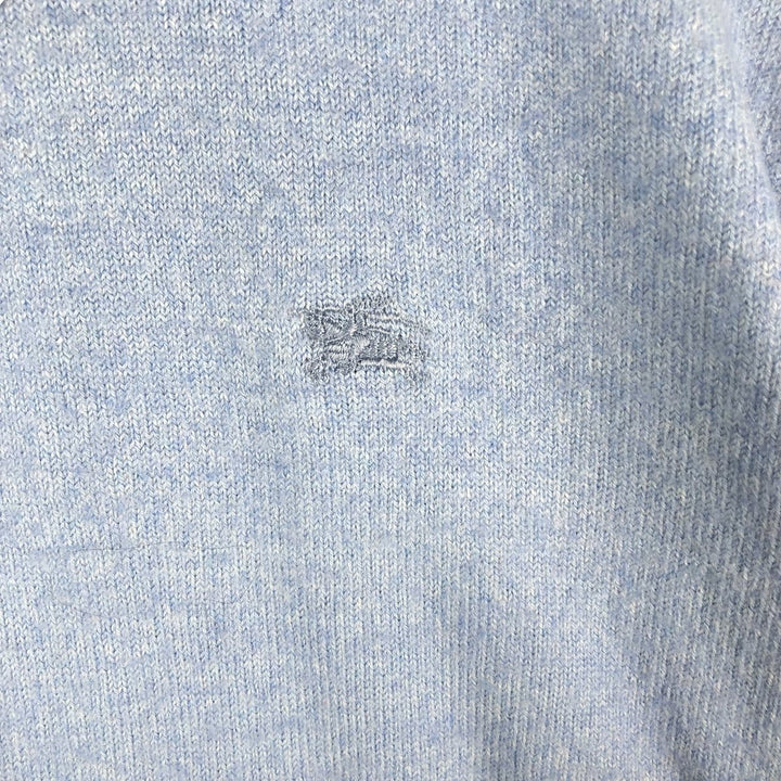 Burberry's BURBERRYS OF LONDON merino wool knit sweater, men's size L Merino wool Blue type light blue Vintage Second Hand