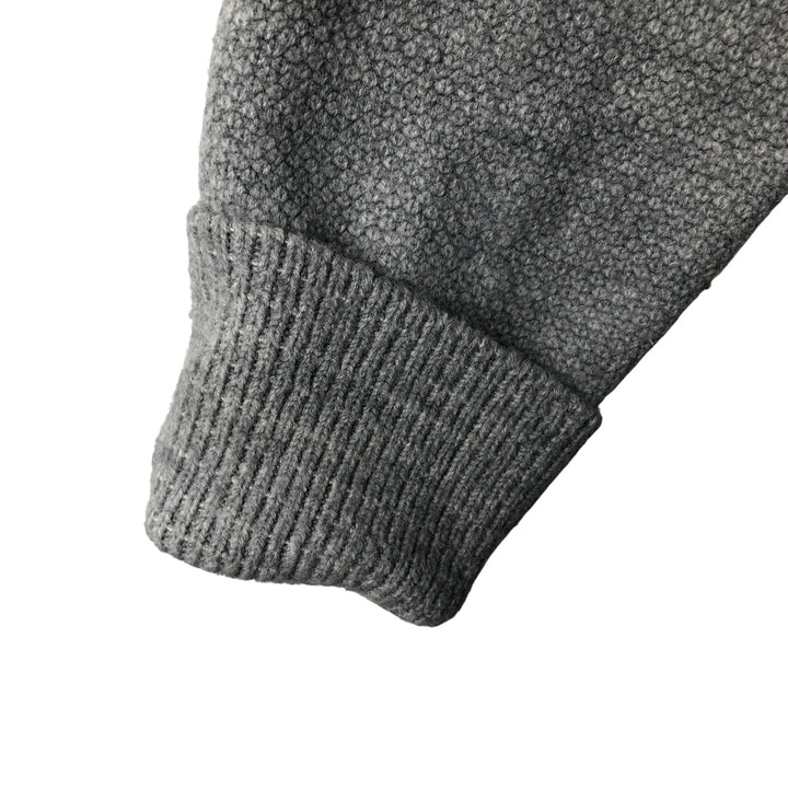 Christian Dior MONSIEUR V-neck acrylic knit sweater, Made in USA, Men's Size L Oron Acrylic gray type Vintage Second Hand