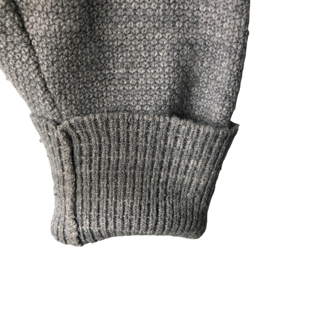 Christian Dior MONSIEUR V-neck acrylic knit sweater, Made in USA, Men's Size L Oron Acrylic gray type Vintage Second Hand