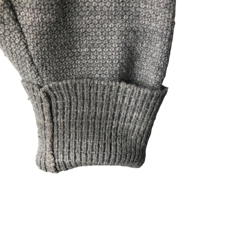 Christian Dior MONSIEUR V-neck acrylic knit sweater, Made in USA, Men's Size L Oron Acrylic gray type Vintage Second Hand