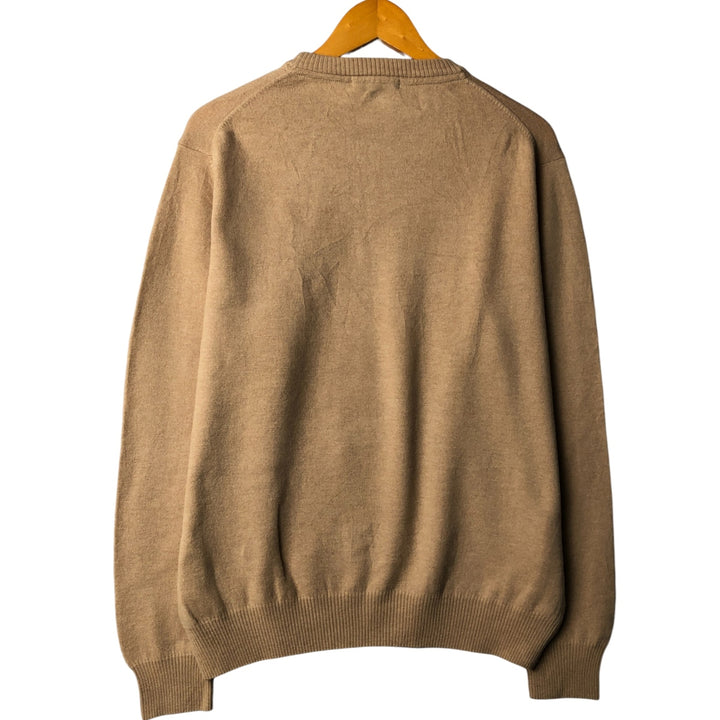Burberry's BURBERRY LONDON lambswool knit sweater, made in Spain, men's size M Lamb wool Beige type Vintage Second Hand