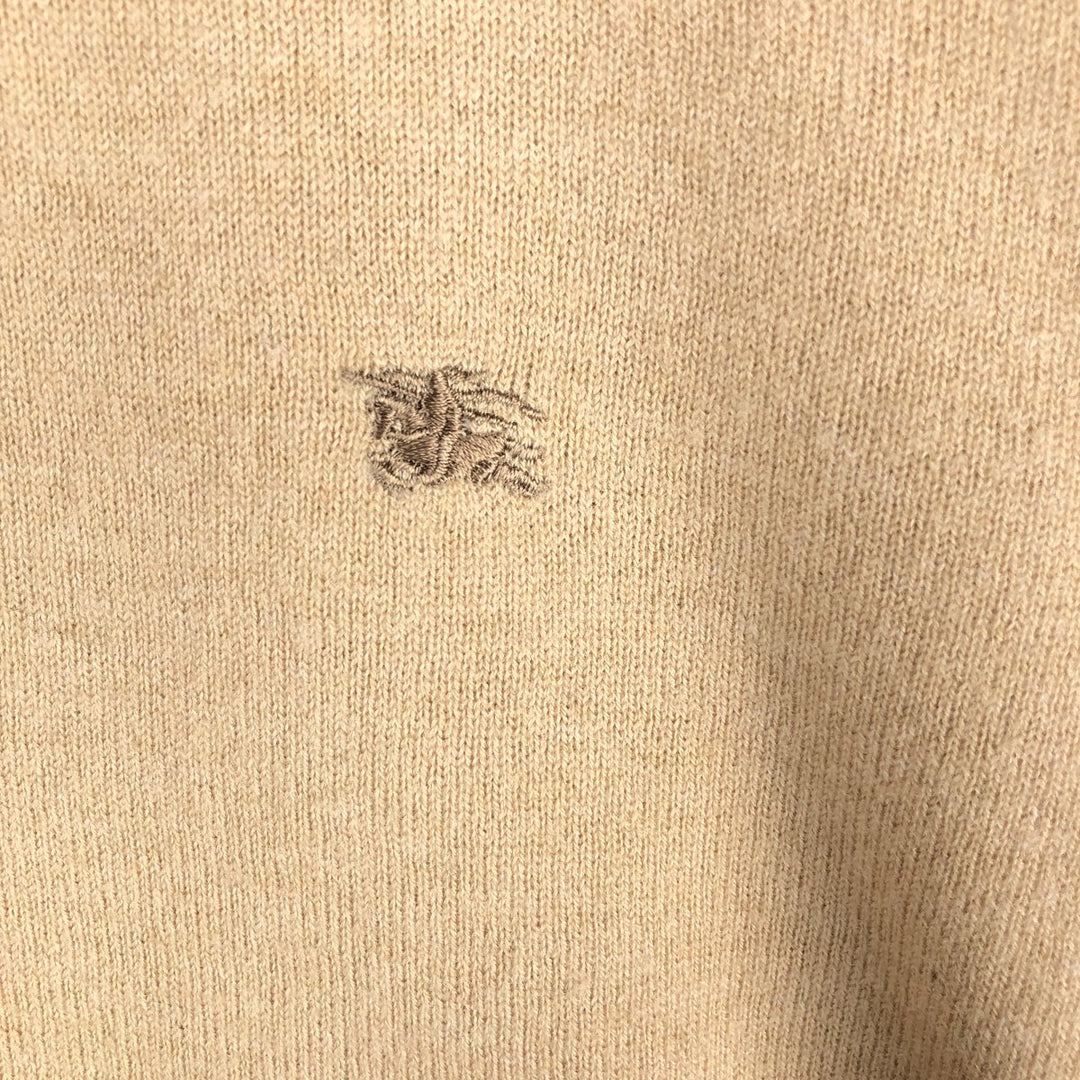 Burberry's BURBERRY LONDON lambswool knit sweater, made in Spain, men's size M Lamb wool Beige type Vintage Second Hand