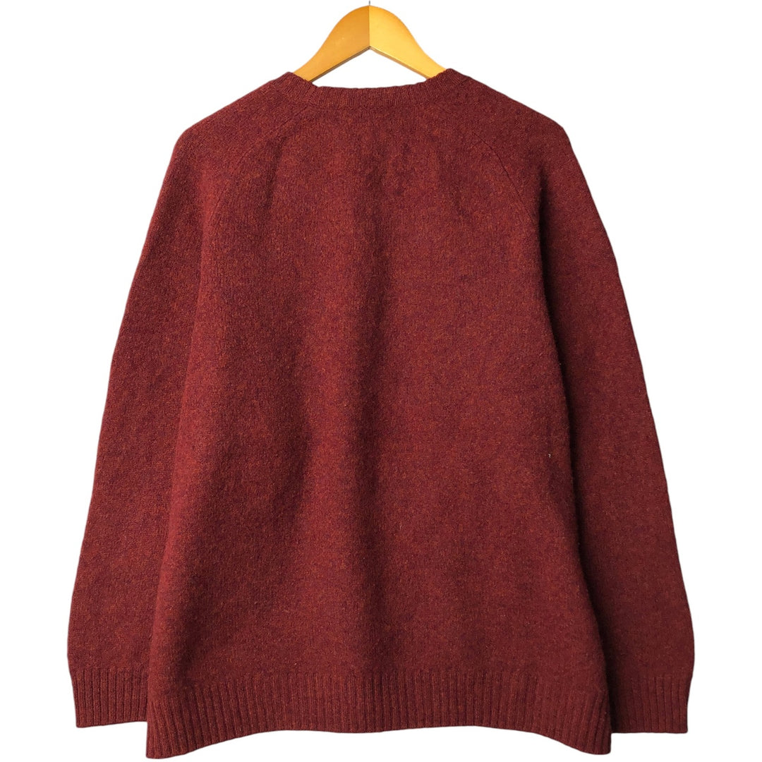 Brooks Brothers wool knit sweater, men's size XL wool red type Vintage Second Hand