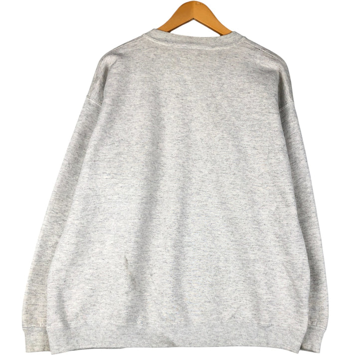 Printed sweatshirt, men's size XL unclear gray type Vintage Second Hand