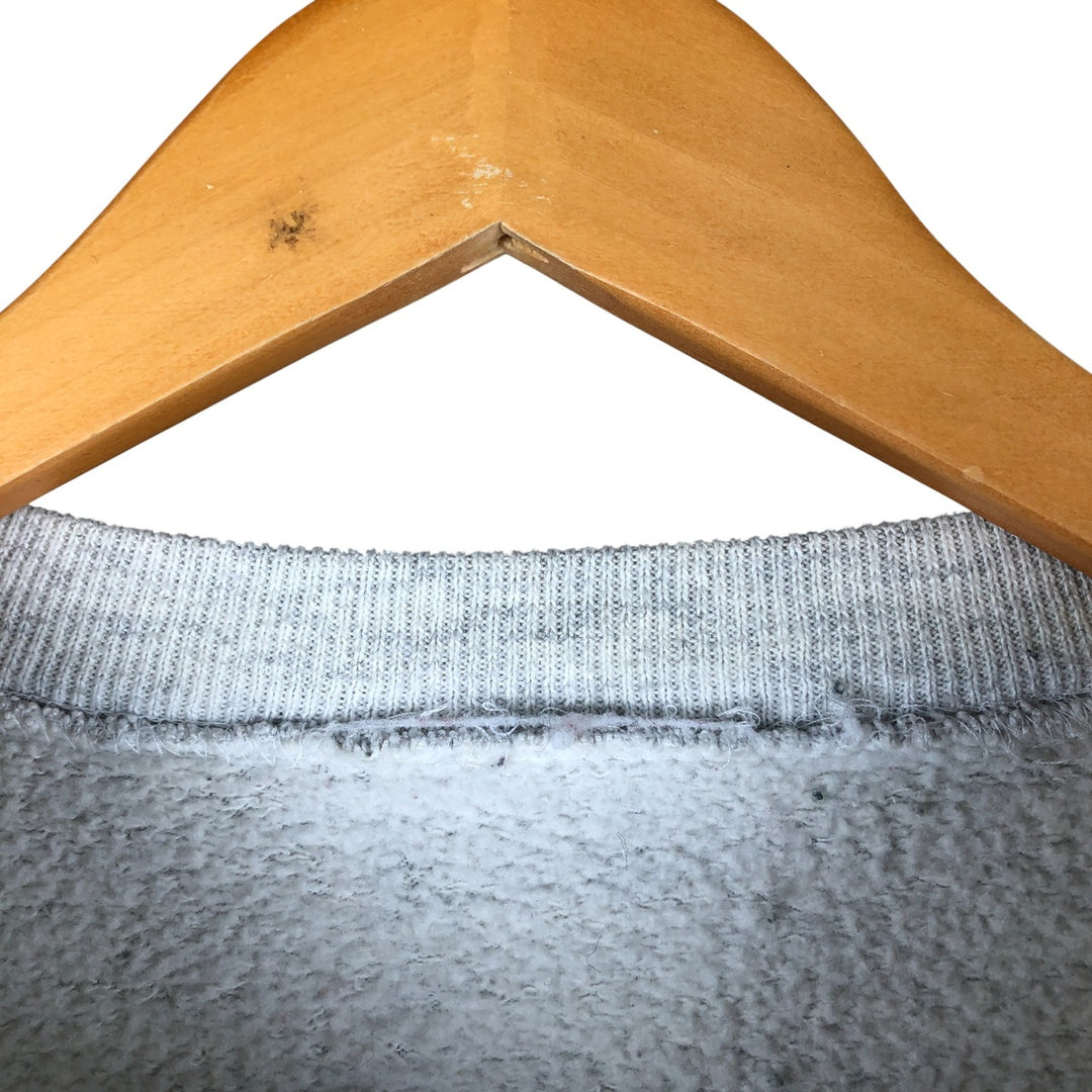 Printed sweatshirt, men's size XL unclear gray type Vintage Second Hand