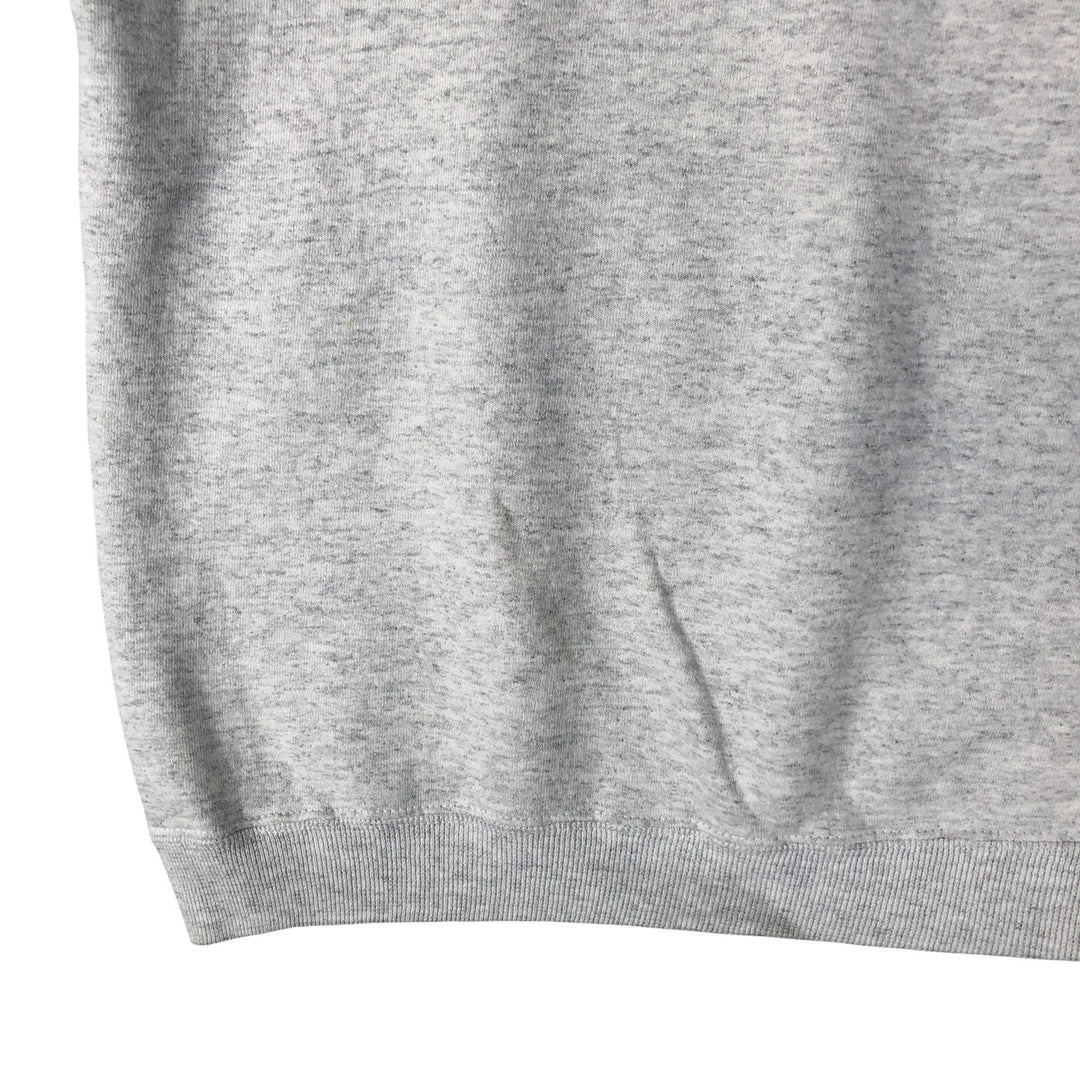 Printed sweatshirt, men's size XL unclear gray type Vintage Second Hand