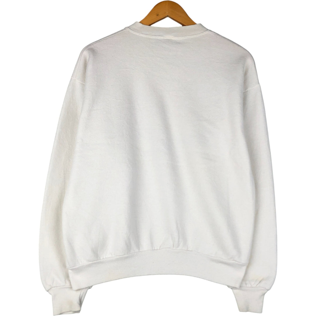 Vintage 90'S Jerzees horse print sweatshirt, made in the USA, size M, men's cotton white type Vintage Second Hand