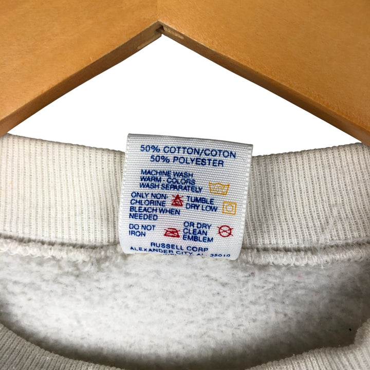 Vintage 90'S Jerzees horse print sweatshirt, made in the USA, size M, men's cotton white type Vintage Second Hand