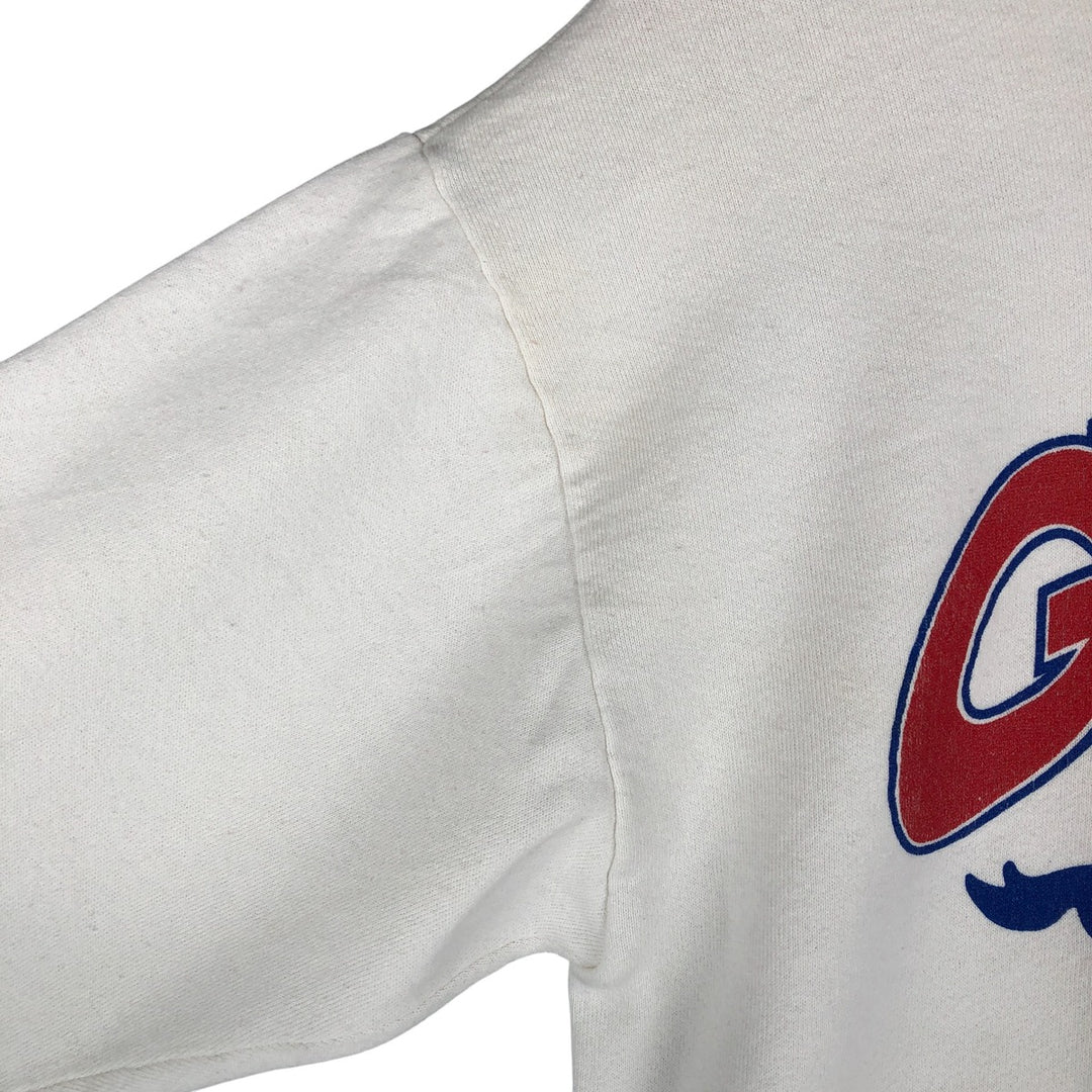 Vintage 90'S Jerzees horse print sweatshirt, made in the USA, size M, men's cotton white type Vintage Second Hand