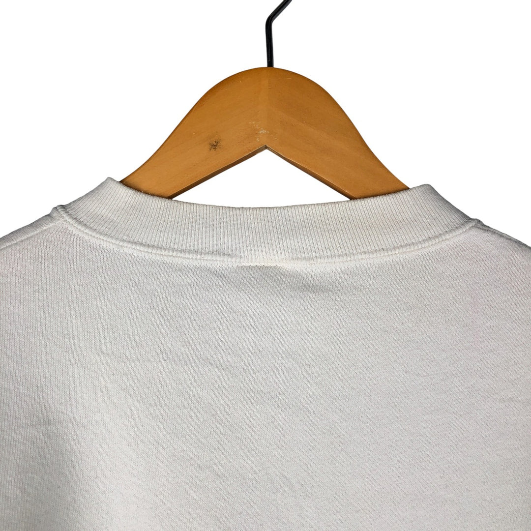 Vintage 90'S Jerzees horse print sweatshirt, made in the USA, size M, men's cotton white type Vintage Second Hand