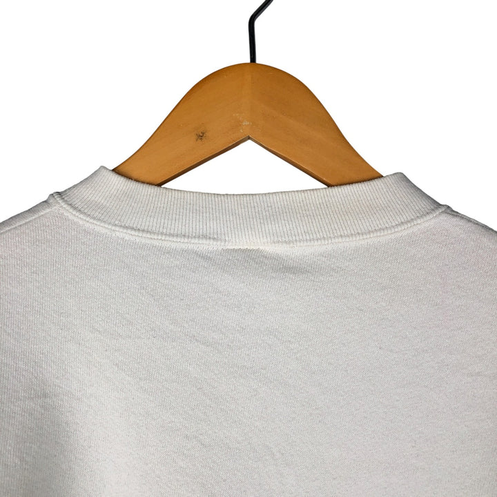 Vintage 90'S Jerzees horse print sweatshirt, made in the USA, size M, men's cotton white type Vintage Second Hand