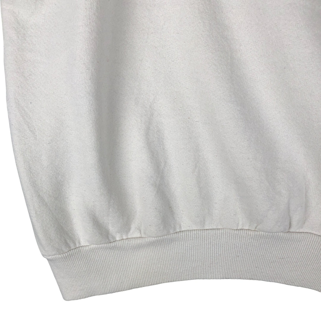 Vintage 90'S Jerzees horse print sweatshirt, made in the USA, size M, men's cotton white type Vintage Second Hand