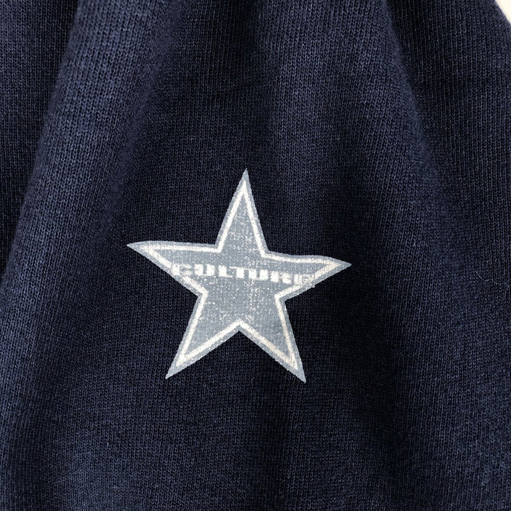 Counter Culture Print Sweatshirt, Made in USA, Men's Size L unclear Navy blue Vintage Second Hand