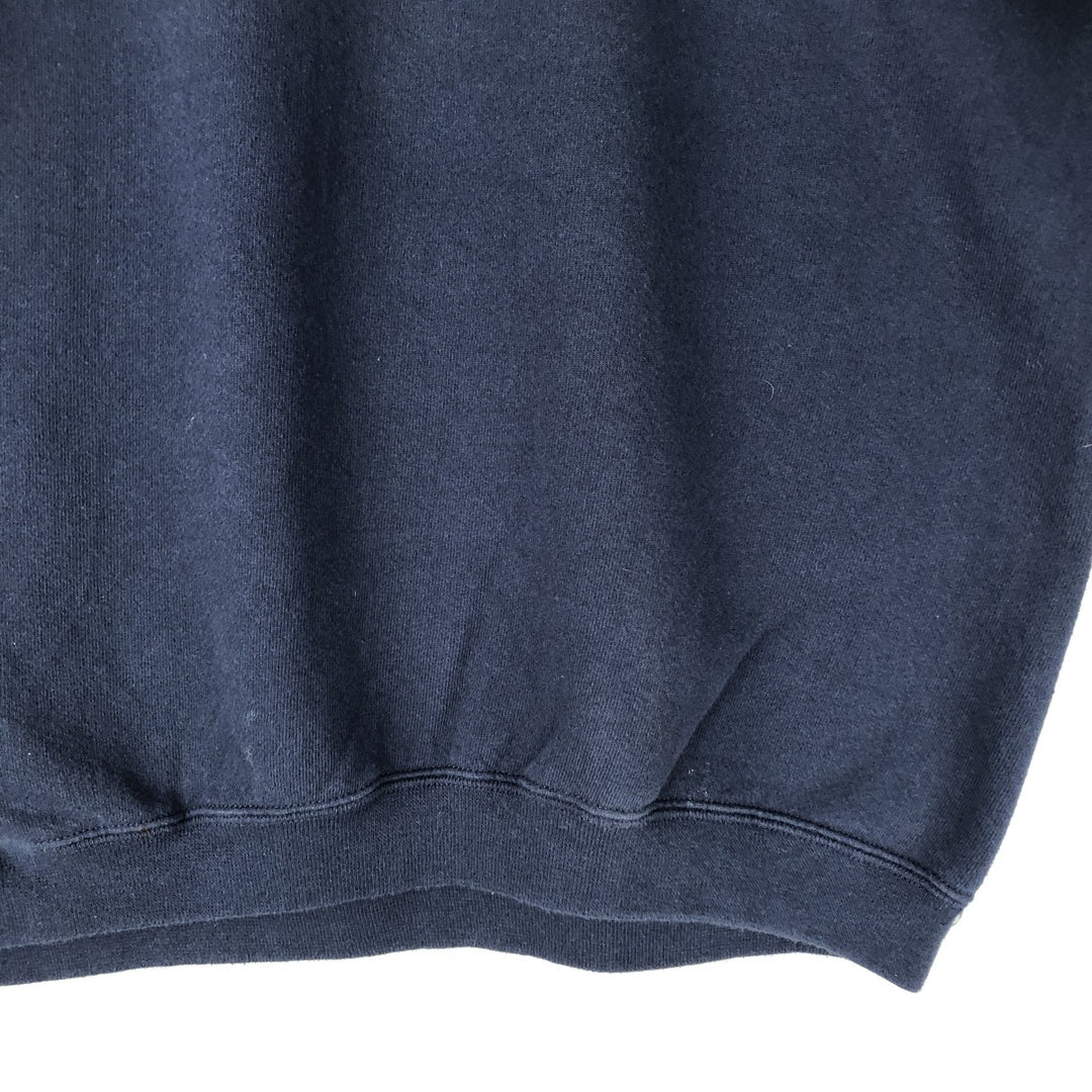 Counter Culture Print Sweatshirt, Made in USA, Men's Size L unclear Navy blue Vintage Second Hand