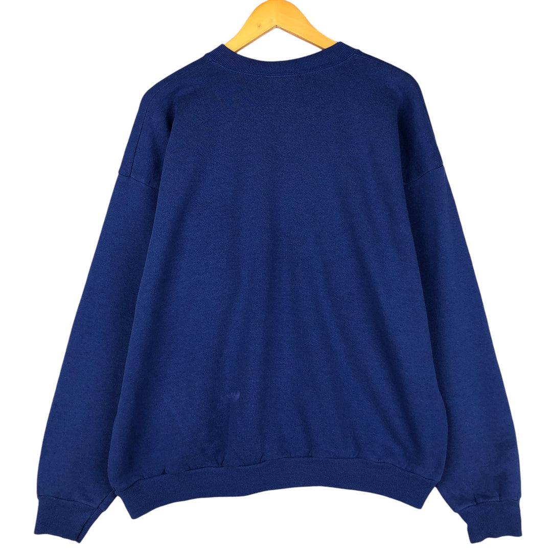 Vintage 90'S Lee printed sweatshirt, made in the USA, men's size XL cotton blue type Vintage Second Hand