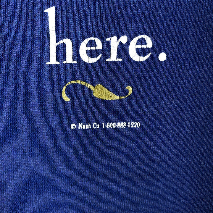 Vintage 90'S Lee printed sweatshirt, made in the USA, men's size XL cotton blue type Vintage Second Hand