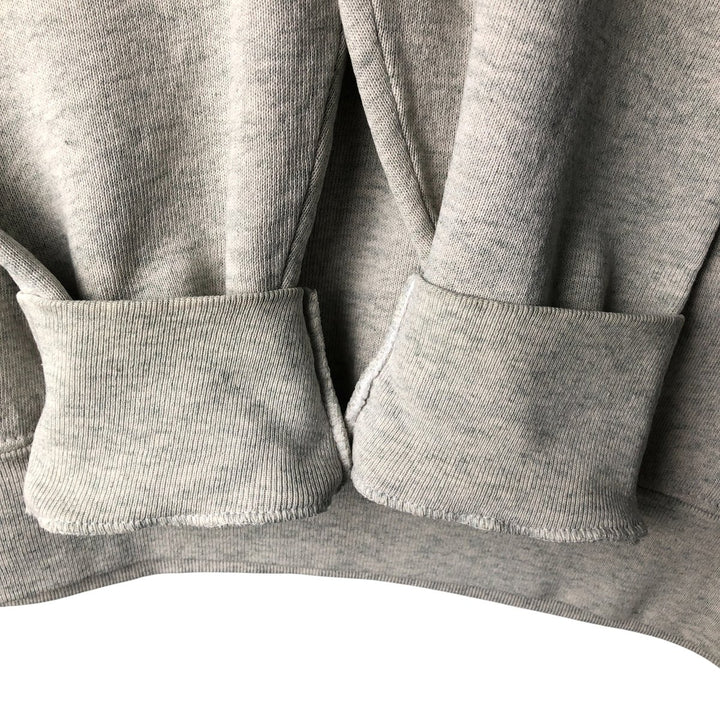 90'S Fruit of the Loom printed sweatshirt, made in the USA, men's XL size, vintage cotton gray type Vintage Second Hand