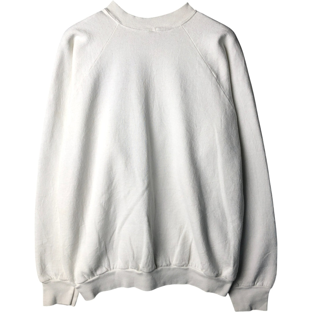 Vintage 90'S Fruit of the Loom souvenir print sweatshirt, made in the USA, men's size XL cotton white type Vintage Second Hand