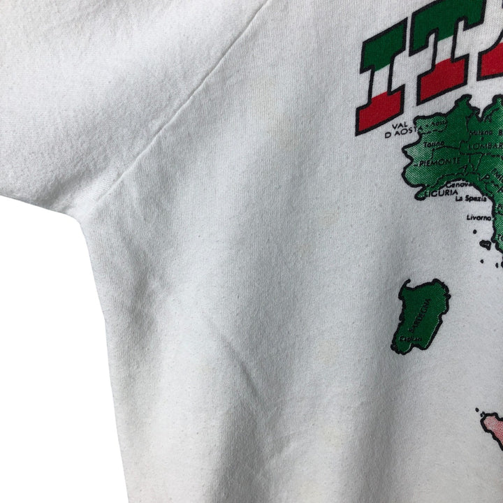 Vintage 90'S Fruit of the Loom souvenir print sweatshirt, made in the USA, men's size XL cotton white type Vintage Second Hand